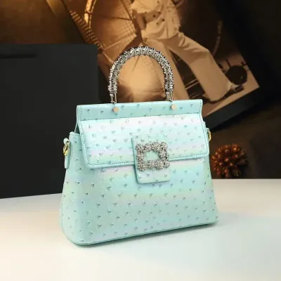 Women's Ostrich Pattern Handbag